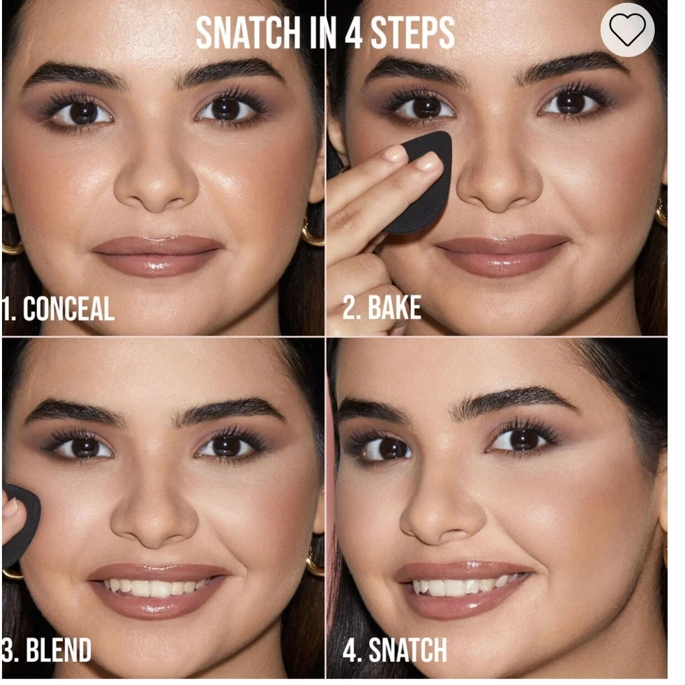 Huda Beauty Easy Bake & Snatch pressed setting Cupcake or Peach Pie